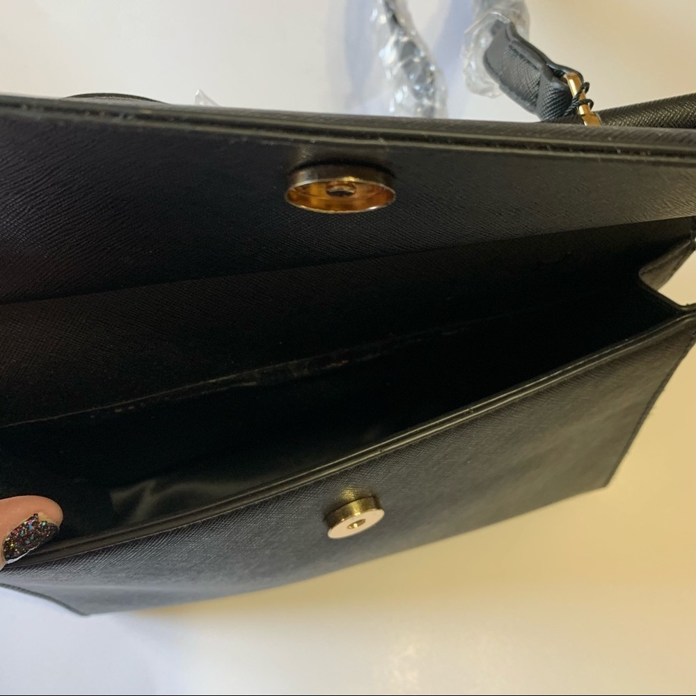 Lionel Brittany Black Vegan Leather Crossbody/Bag - Picture 10 of 15